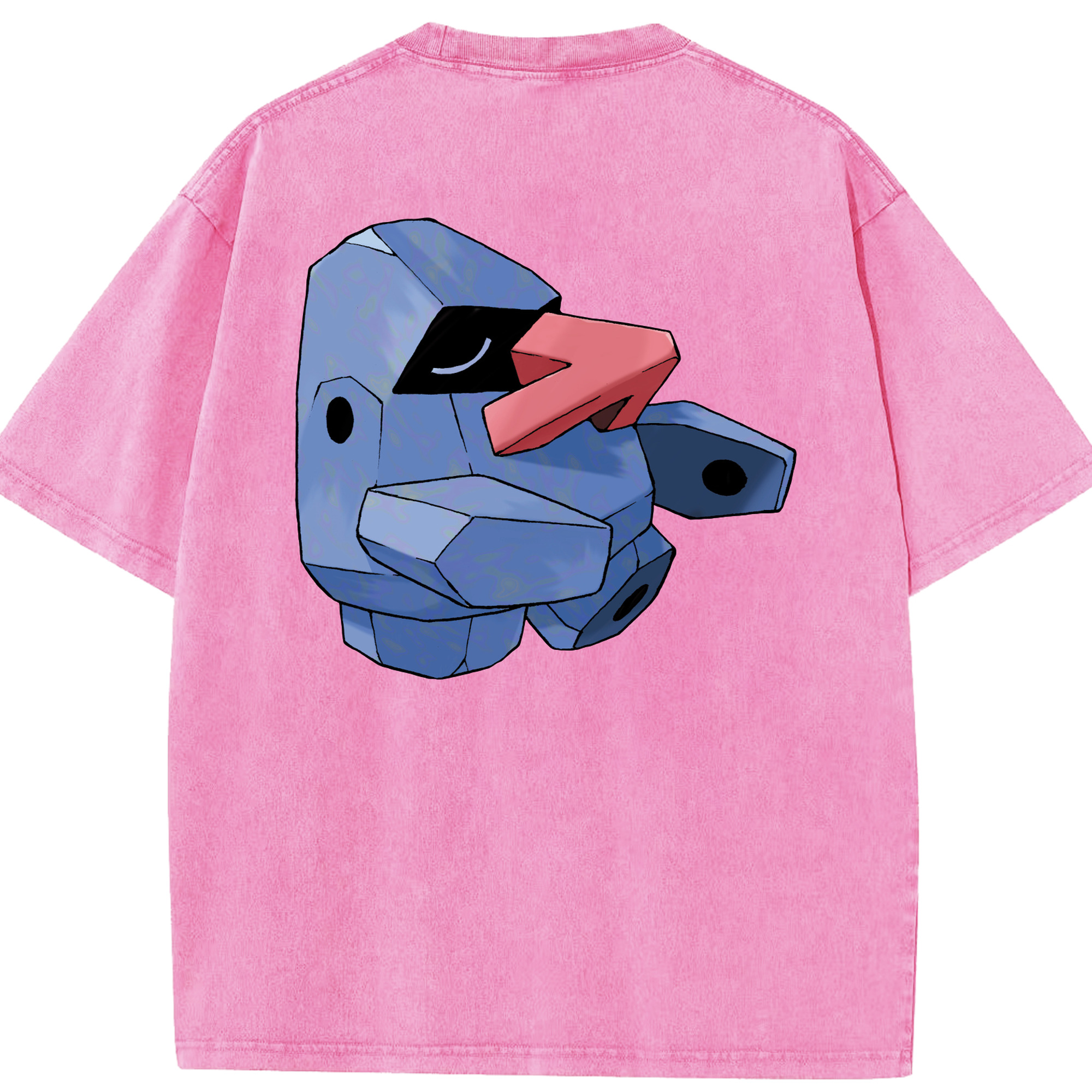 （画像用） ポケットモンスター Pokémon 綿100% ヴィンテージ風 半袖Tシャツ（背面プリント）